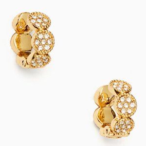 NEW Kate Spade Gatsby Dot Huggies Earrings